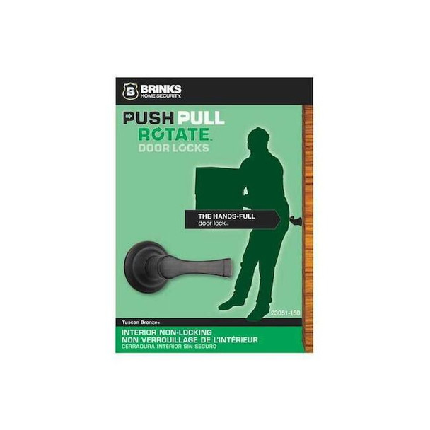 Brinks Home Security Harper Passage,Tuscan Bronze,Doorlock 23051-150