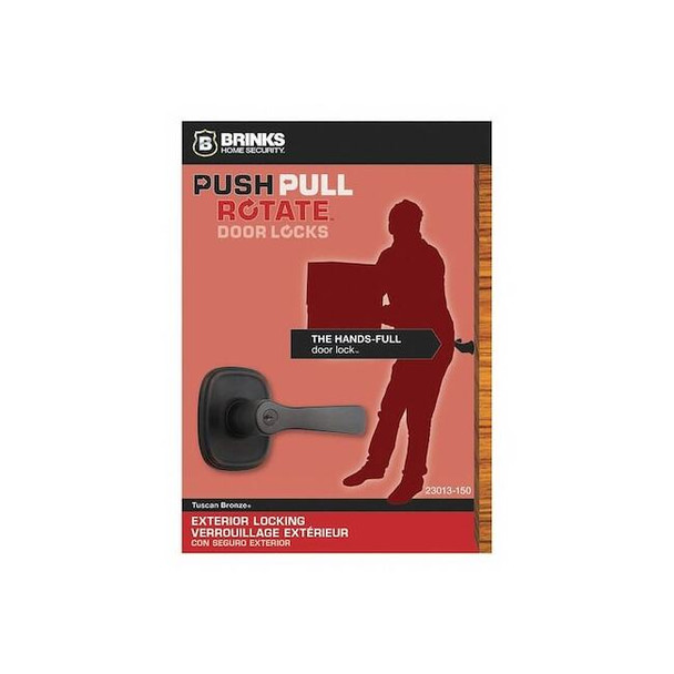 Brinks Home Security Alwood Keyed,Polished Chrome,Doorlock 23013-125