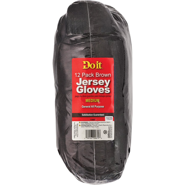 Do it Medium Jersey Knit Work Glove (12-Pack) 7792-12M