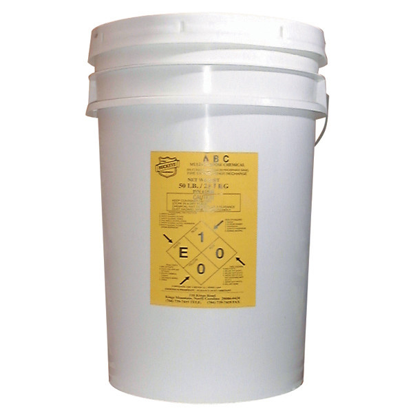 Buckeye ABC Dry Chemical Recharge Agent, 50 lb, 12"Dia x 19"H, 1/Each