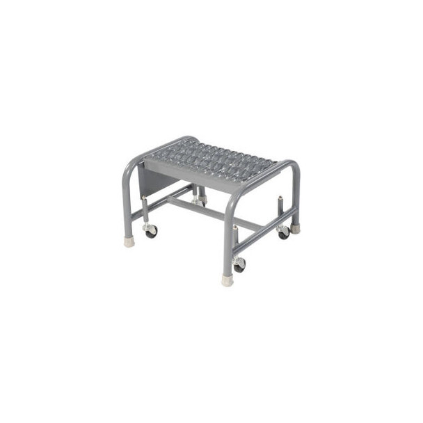 Grip 16""W 1 Step Steel Rolling Ladder 10""D Top Step - WLSR001162
