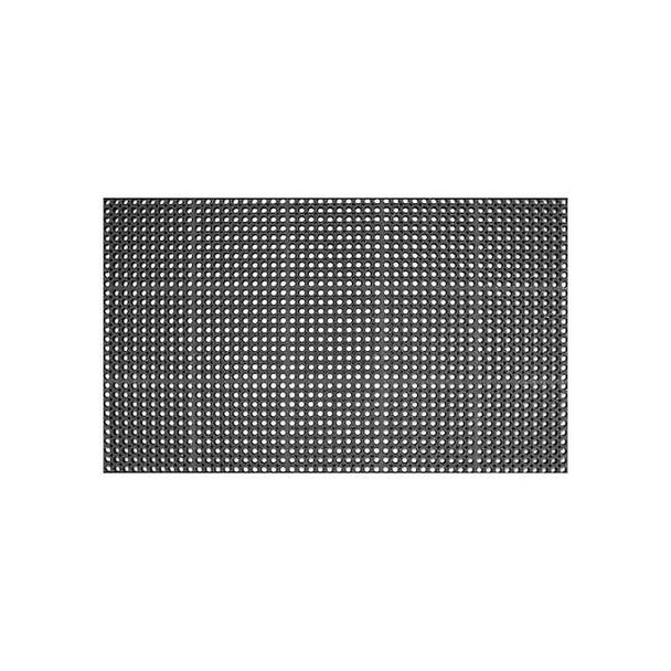 Apache Mills Drainage Mat, Rubber, 5 ft W x 3 ft L, Black 3927109203x5