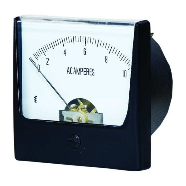 Manufacturer Varies Analog Panel Meter,AC Current,0-10 AC A 12G373