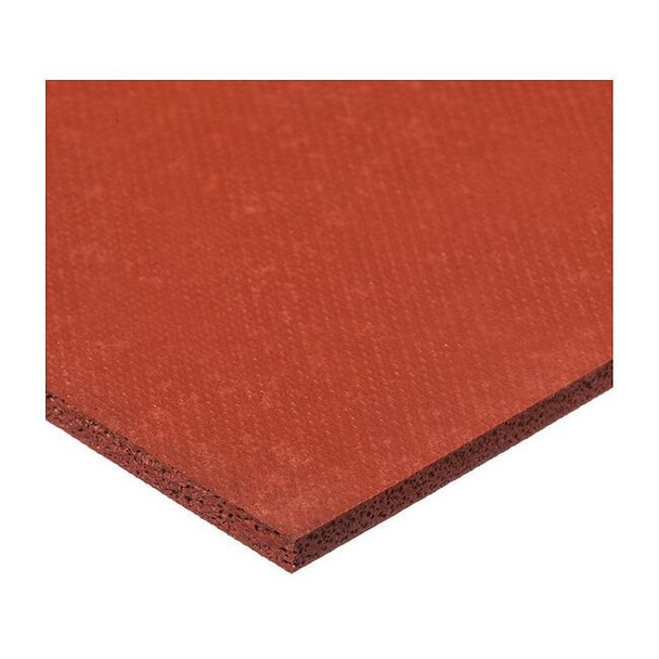 Foam Strip, Water-Resistant Closed Cell, 1/4 in W, 10 ft L, 1/8 in Thick, Red