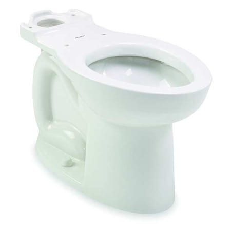Toilet Bowl, 1.28/1.60 gpf, Gravity Fed, Floor Mount, Elongated, White