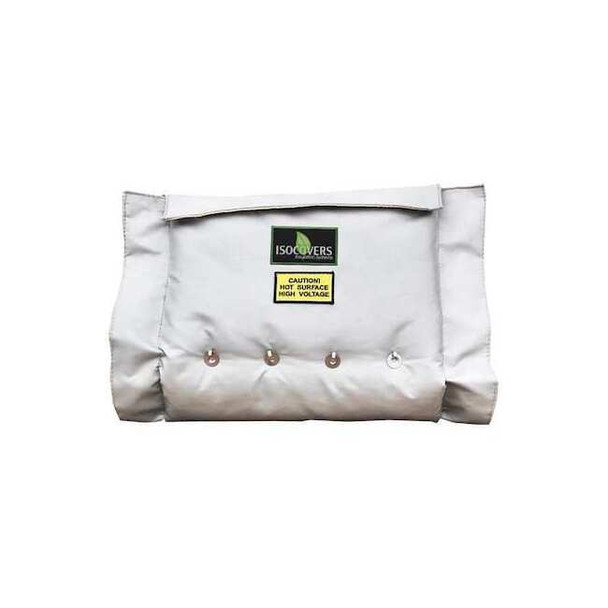 Unitherm 8" x 30" L Fiberglass Insulated Pipe Jacket 3" Wall IW3012