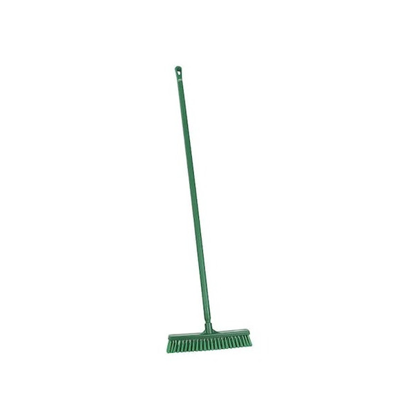 Remco 16 in Sweep Face Push Broom, Medium, Green 31792/29622