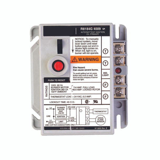 Resideo - Honeywell Home Oil Burner Control R8184G4082