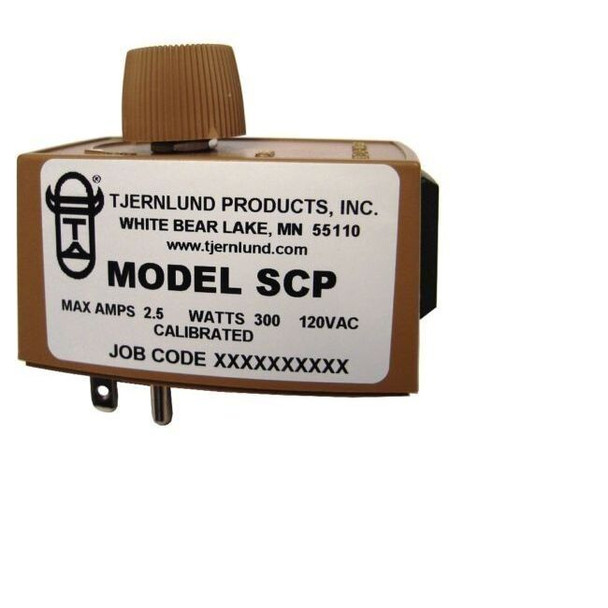 Tjernlund Duct Booster Fan Speed Control SCP