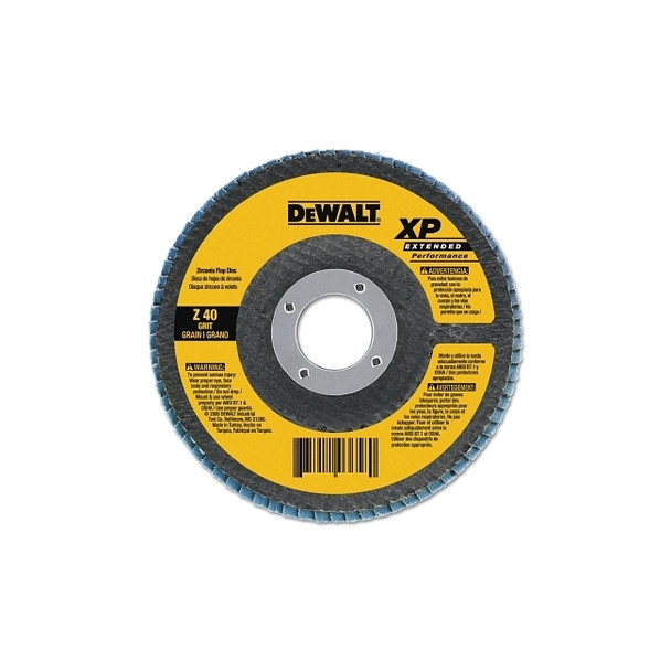 XP™ Extended Performance Flap Disc, 4-1/2 in dia, 80 Grit, 5/8 in-11 Arbor, 13300 RPM, T27 Pack of 10