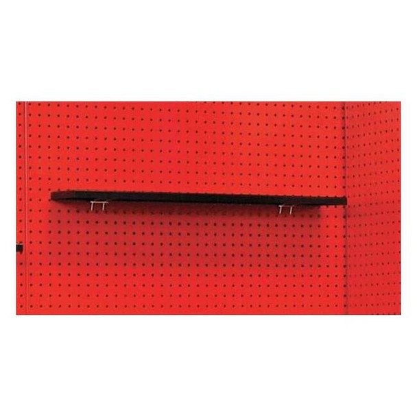 Hallowell Pegboard Shelf,34 In W,5 In W,Black FKWS36ME