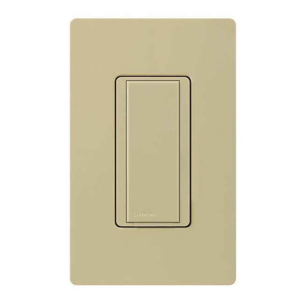 Lutron Wall Switch, 1-Pole, On/Off, Ivory MA-AS-IV