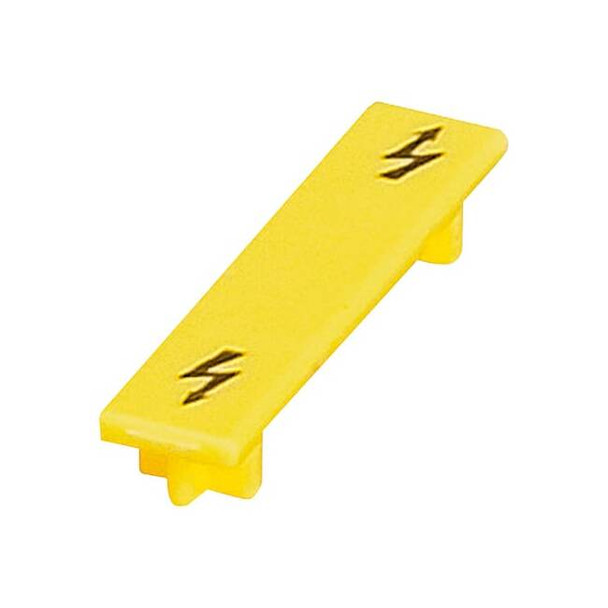 Schneider Electric MarkingStrip,Yellow,Plastic,10Strips NSYTRACS4