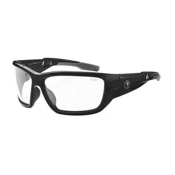 BALDR, Safety Glasses, Anti-Scrtach, Clear Lens, Black Frame, Full-Frame