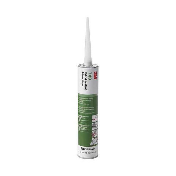 Polymer Adhesive Sealant, 10 oz, Cartridge, Black, Polymer Base, 740 UV