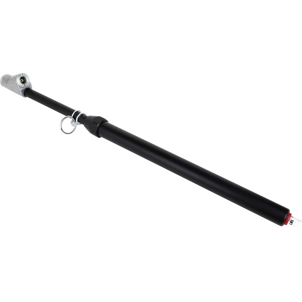 Dual Foot Straight Lock-on Chuck Service Gauge, Non-Slip Grip Matte Black Poly -13” 1-160 PSI 986BLK