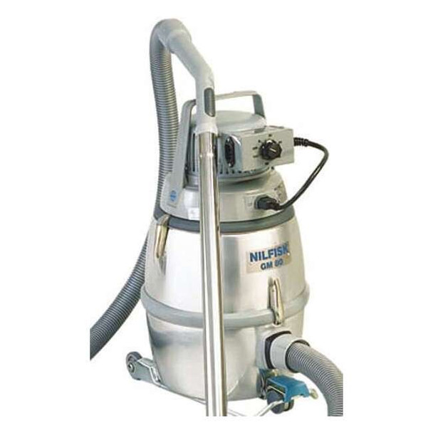 Industrial, Shop Vacuum, 3 1/4 gal, HEPA, 0 to 87 cfm, 1 1/2 hp