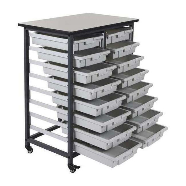 Luxor Stackable Storage Bins,(16 S) MBS-DR-16S