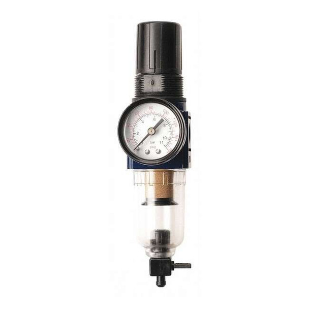Campbell Hausfeld Regulator,w/Gauge,1/4" NPT MP514803AV