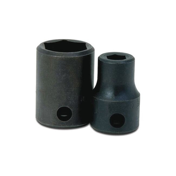 1/2" Drive Impact Socket Black Industrial, Standard 1/2" D,6Pt,21mm