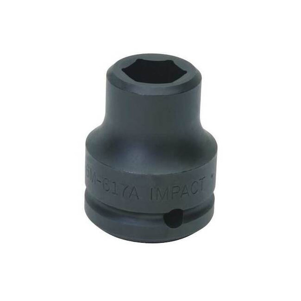 Williams 3/4" Drive Impact Socket Black Industrial, 3/4" D,6Pt,27mm 6M-627A