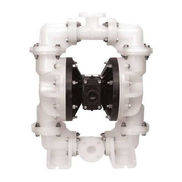 Double Diaphragm Pump, Polypropylene, Air Operated, Santoprene