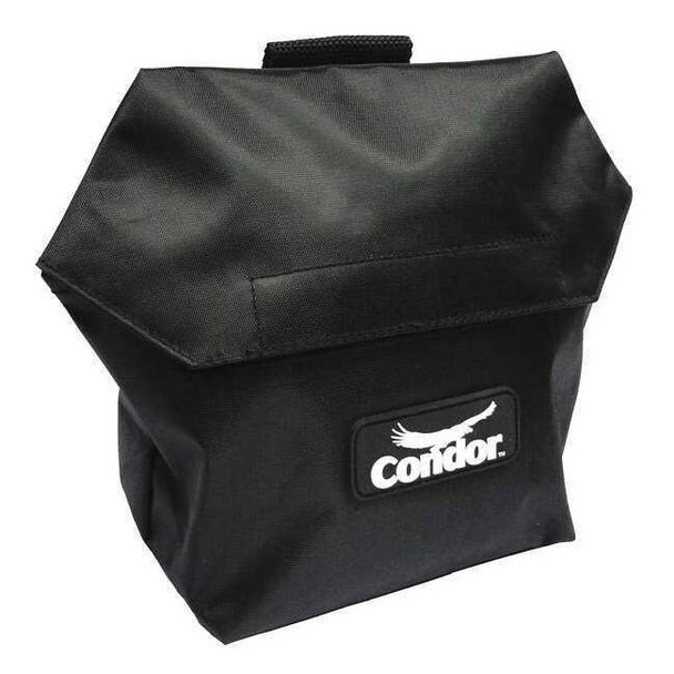 Condor Respirator Bag,Half Mask,6-3/4x9x3-1/2In 25F570
