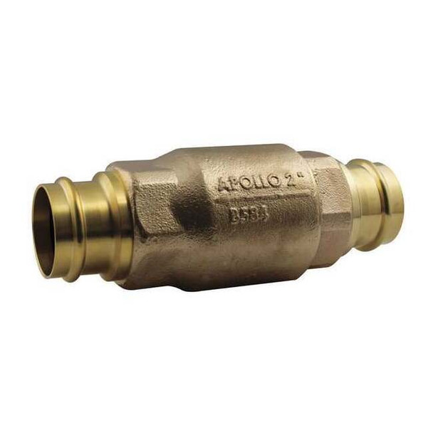 Apollo Valves 2" Press Lead Free Bronze Ball Cone Check Valve 61LF10801PR