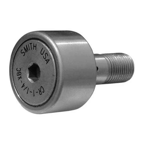 Smith Bearing Cam Follower,Crown,Stud,Hex Socket,Seal CR-3-XBC