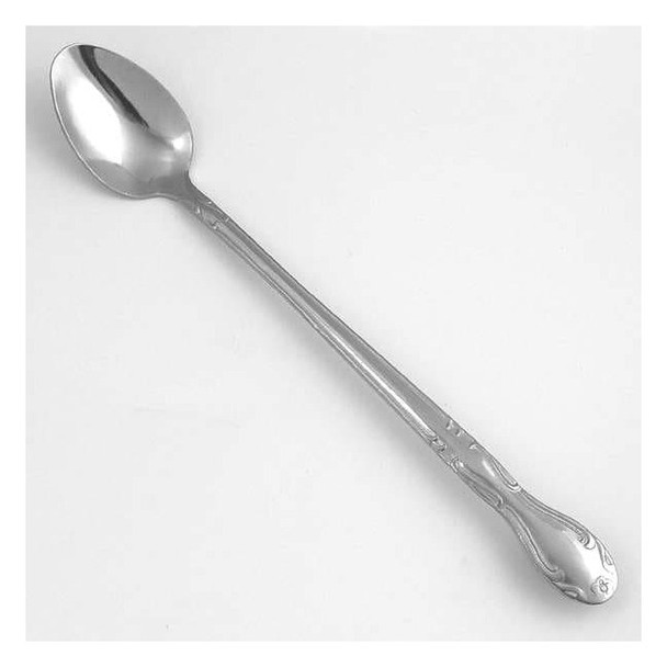Walco Ice Tea Spoon,8 in L,Silver,PK24 WL1104