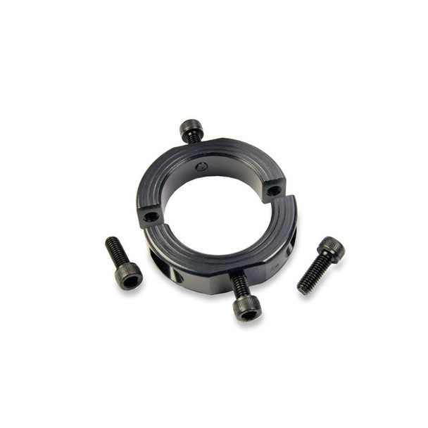 Ruland Mountable Collar, 2pc Clamp, Bore 0.5000", Steel, OD 30mm OF-MSP-8E-F
