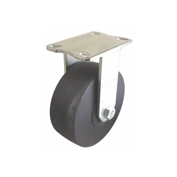 Manufacturer Varies Plate Caster,5400 lb. Load Rate,8" H P27R-NMB060K-18