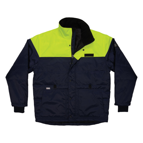 Ergodyne 2XL Navy Insulated Freezer Jacket 6476
