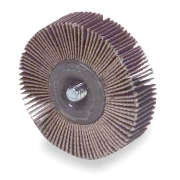 Norton Abrasives Flap Wheel,AO,3x1x1/4-20 Shank,60G 63642502664