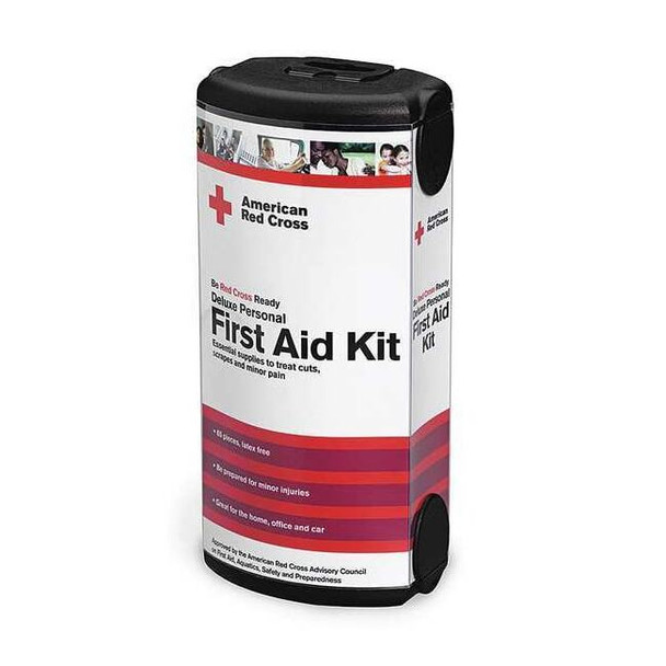 First Aid Kit and Housing, Plastic 66 Components, 25 People Served