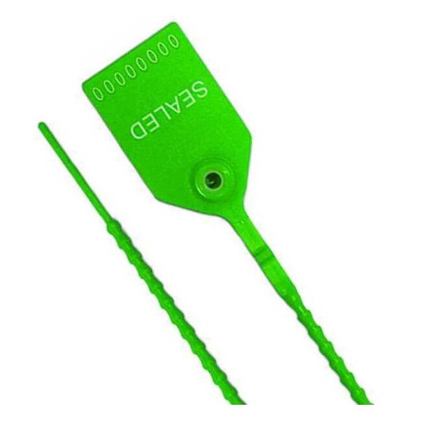 Universeal Pull-Tight Seals,Green,Plastic,PK100 UPULL-HD 18 GREEN100