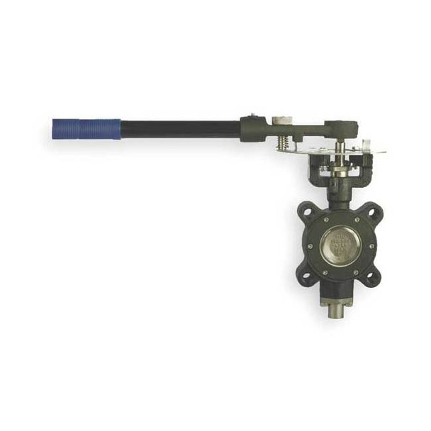 Milwaukee Valve Butterfly Valve,Lug,3 In,RPTFE Liner HP1LCS4212 3"