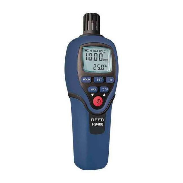Carbon Monoxide (CO) Meter with Temperature, 1000ppm, Accuracy +/-5ppm