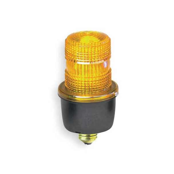 Federal Signal Low Profile Warning Light,Strobe,Amber LP3E-120A