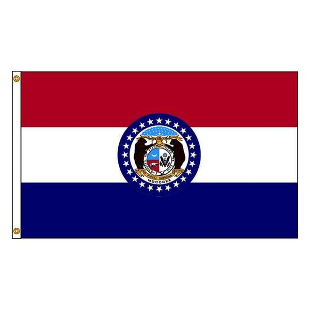 Annin Flagmakers Missouri Flag,5x8 Ft,Nylon 142980