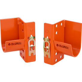 Global Industrial Heavy Duty Pallet Rack Reel Axel Brackets Left & Right Pair
