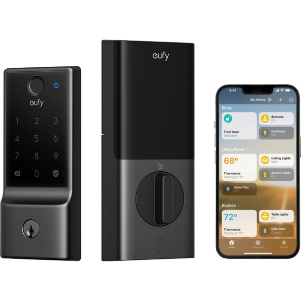 eufy Smart Lock E31 Fingerprint Keyless Entry Door Lock T85F0J11