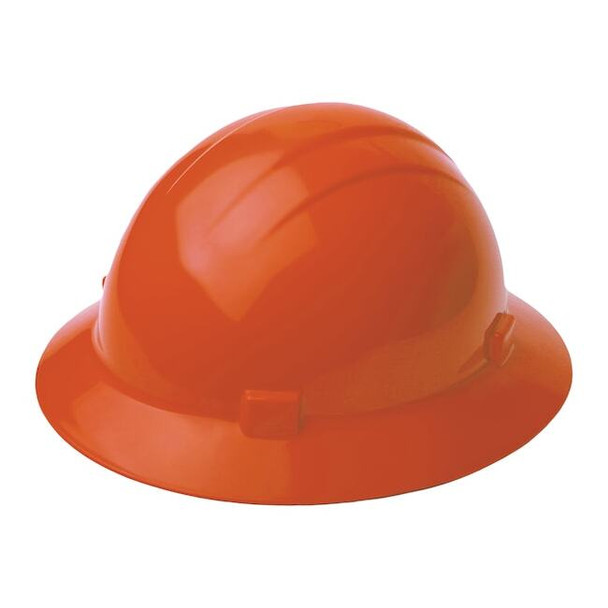 Hard Hat, Americana, Polyethylene, 4 Point Ratchet, Type 1, Class E, Orange