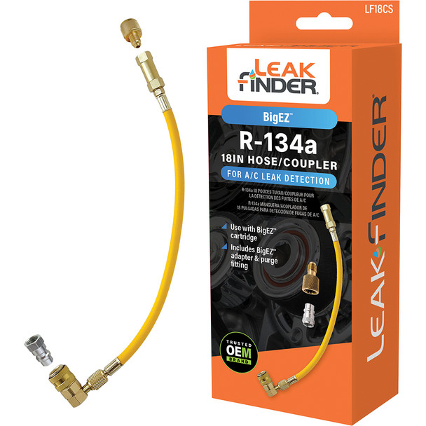 HOSE ASSEMBLY,LEAKFINDER,18 IN,134A LOW,COUPLER LF18CS