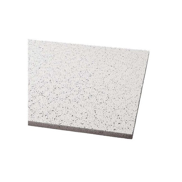 Cortega Ceiling Tile, 24 in W x 48 in L, Square Lay-In, 15/16 in Grid Size, 6 PK