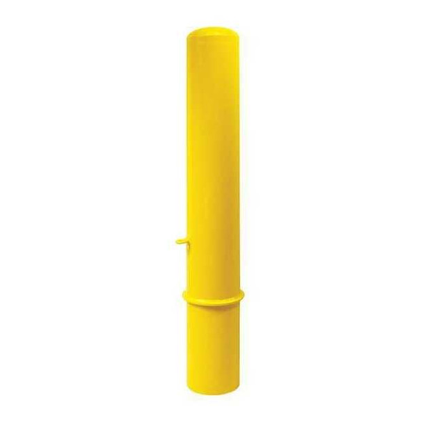 Manufacturer Varies Bollard, Removable, 4", Carbon Steel, Yellow IBP04080-Y-D