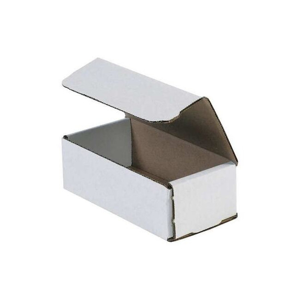 12 in x 6 in x 4 in Inside H, Literature Mailer, White, Corrugate, Single Wall