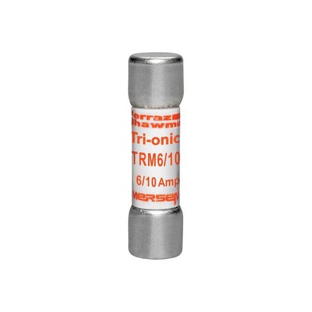 Mersen Midget Fuse, TRM Series, Time-Delay, 0.6A, 250V AC, 10kA TRM6/10