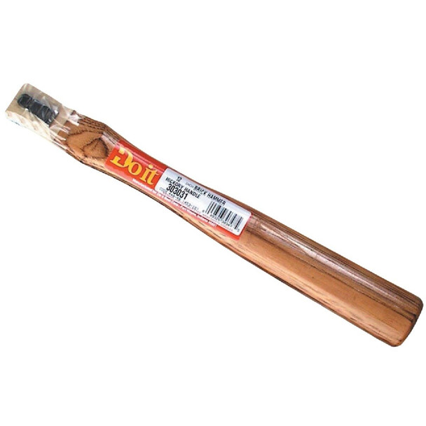 303031 12 In. Straight Hickory Brick Hammer Handle