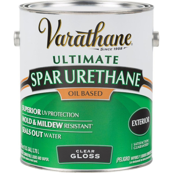 9231 Varathane Gloss Clear Exterior Spar Urethane, 1 Gal.